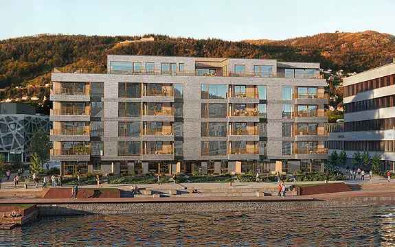Sjønære Leiligheter Marineholmen - Luksusboliger ved Damsgårdssundet