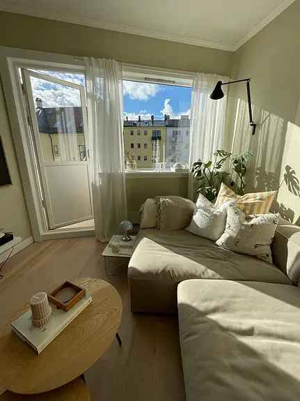 Hyggelig møblert leilighet på Frogner til leie