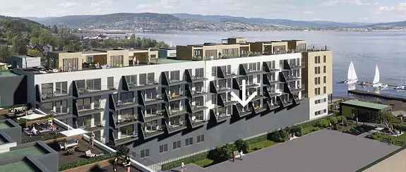 Leilighet med fjordutsikt Drammen - IN-ordning - Garasje - Heis