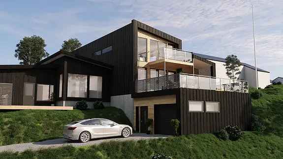 Familiebolig Stjørdal - 4 soverom, 2 stuer, garasje