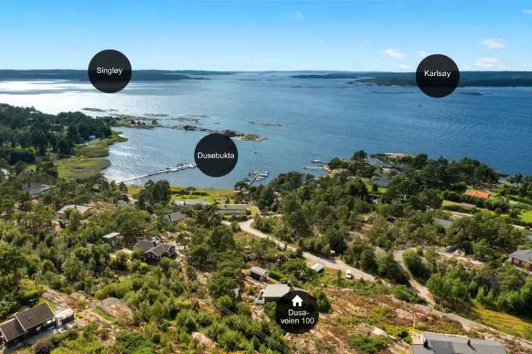 Fritidsbolig Grims	øy Dusa Sjøutsikt B		 plass