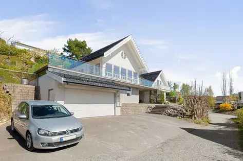 5 Roms Hus Vollen Fjordutsikt Stor Terrasse