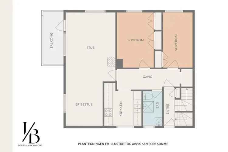 3-roms leilighet Dale sentrum - hybel loft - nær tog