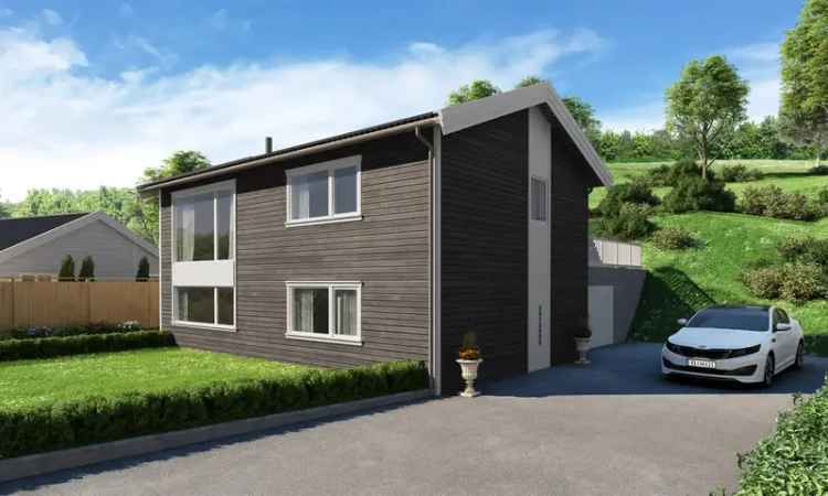 Enebolig i Rettedal - 4 Soverom Garasje Flott Utsikt