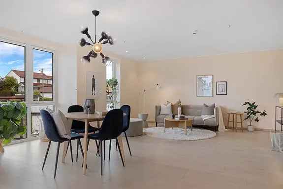 Moderne 3-roms leilighet 2018 Heis Carport Altan