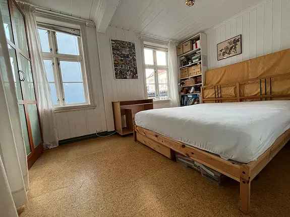 Romslig rom i sentrum (22m2) - Bergen Nordnes