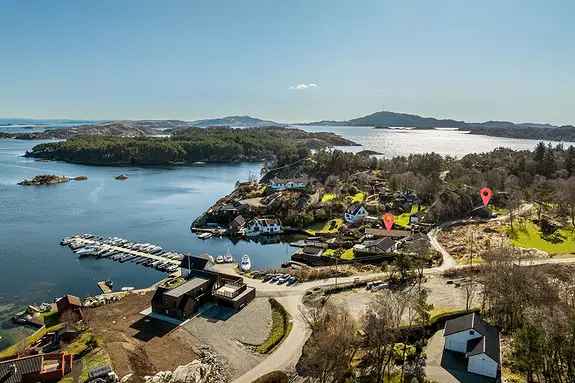 Gismarvik - Strandlinje Bolig Med Brygge - Dobbel Garasje