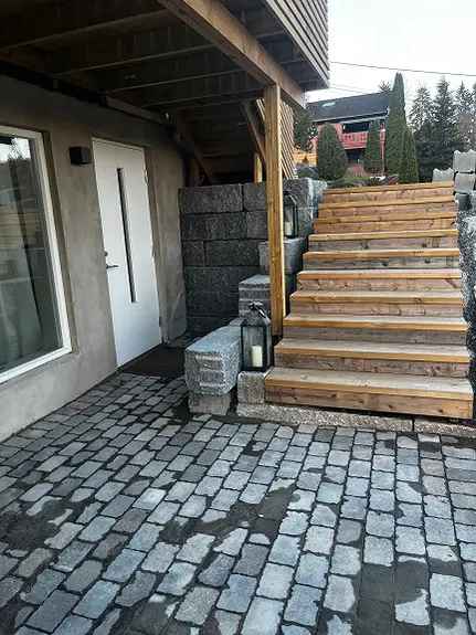 Smart Leilighet Med Utsikt Og Uteområde
