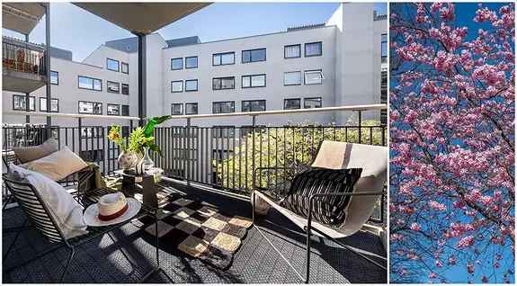 Pen 2-roms leilighet med balkong sentralt i Oslo