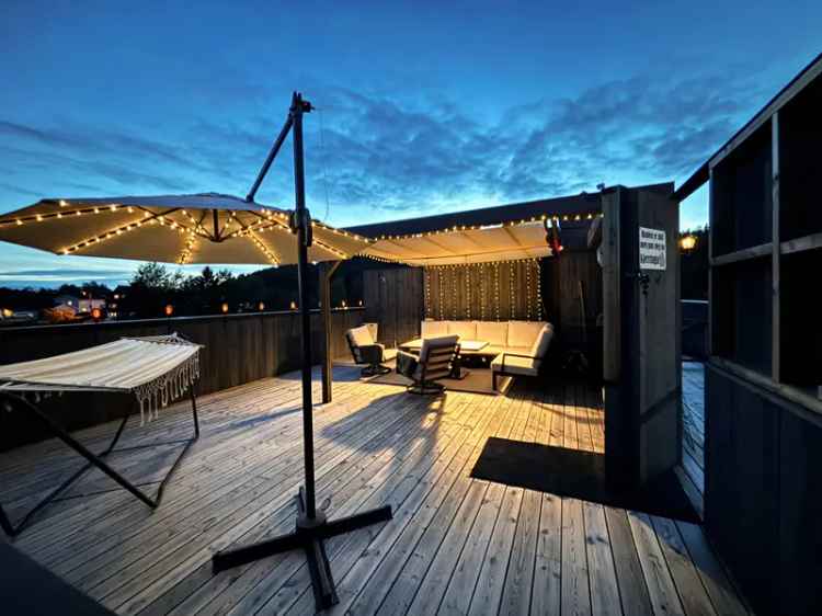 Toppleilighet 3 rom takterrasse garasje heis