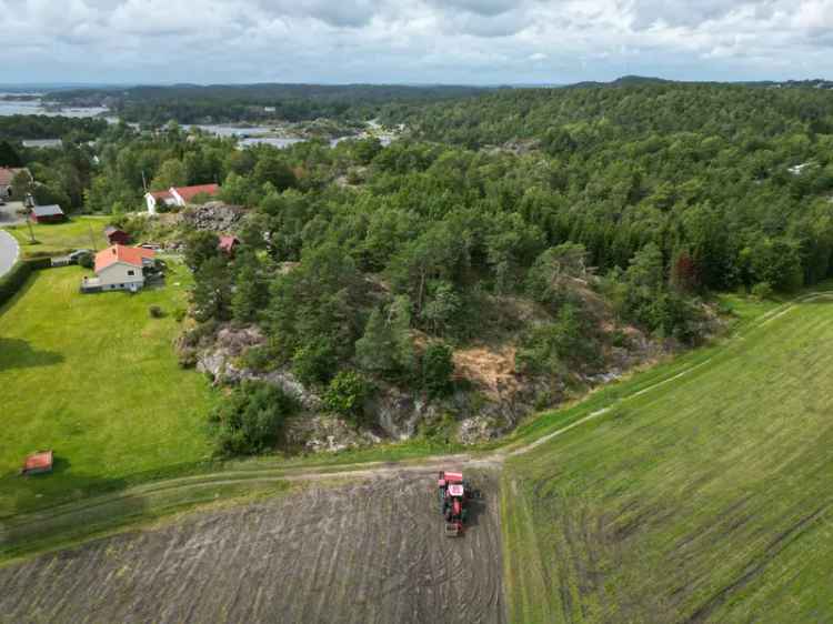 Stor ubebygd tomt Tromøy - Landlig beliggenhet