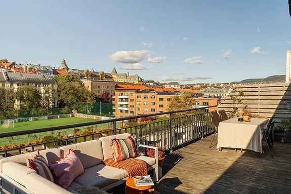 Stor 4-roms Selieier pa St Hanshaugen med Takterrasser