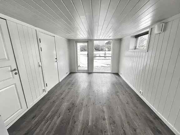 Studioleilighet Jessheim - 22 kvm med terrasse og parkering
