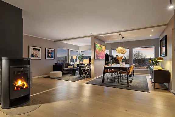 Delikat 2-roms leilighet Konnerud 70m2 terrasse Utsikt Garasje