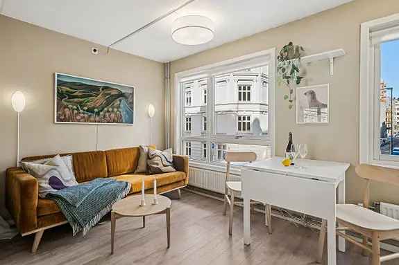 Selveierleilighet sentralt - Lav felleskostnad - Flott bakgård