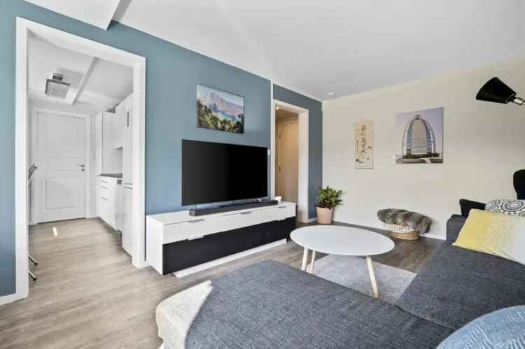 2-roms Leilighet Bakkeplan Sydvestvendt Terrasse Hage
