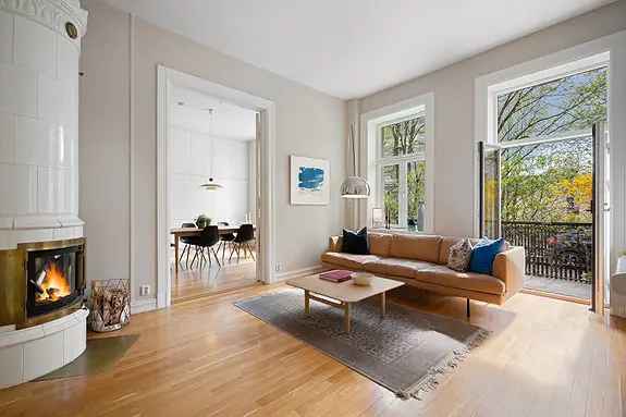7-roms leilighet Mogens Thorsens gate - 5 soverom, stor hage