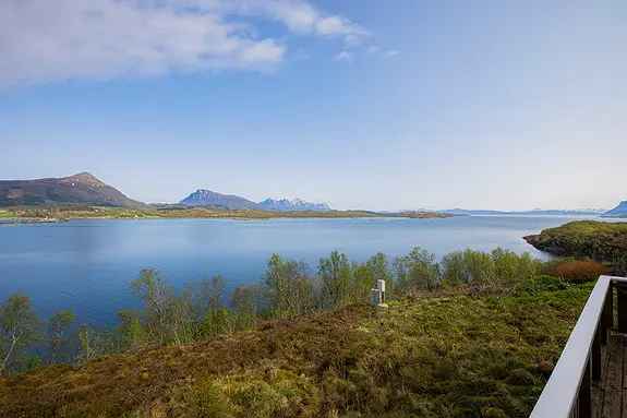 Enebolig ett plan garasje flott utsikt gode solforhold