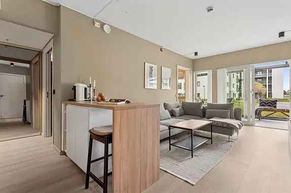 Selveierleilighet 2 soverom Terrasse 24kvm 2019 Lav felleskostnad