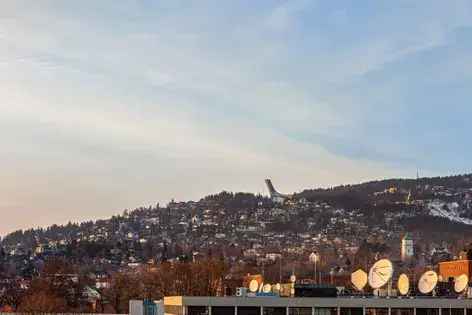 Toppleilighet Oslo - Takterrasse Panoramautsikt