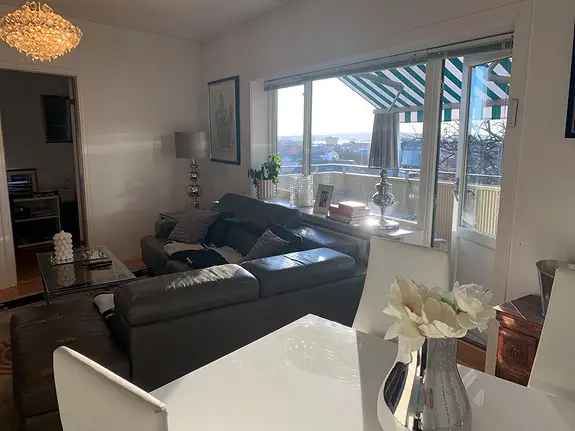 Majorstuen Frogner Leilighet Terrasse Heis Sentralfyr Havutsikt