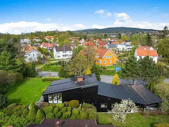 Arkitekttegnet Villa Solrik Tomt Peis Carport 3-4 Soverom