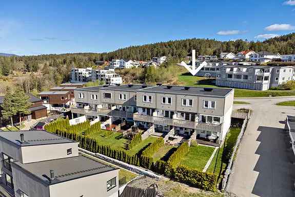 Rekkehus Asker Drammen Oslo - Familie - Utsikt - Elbillader