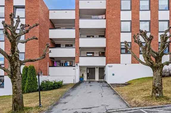 Gjøvik Sentrum: 3-roms leilighet med balkong