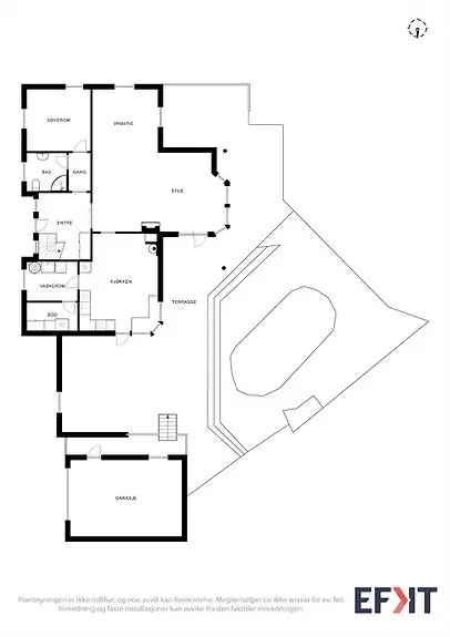 Enebolig Langhus - Svømmebasseng - Garasje - Familievennlig