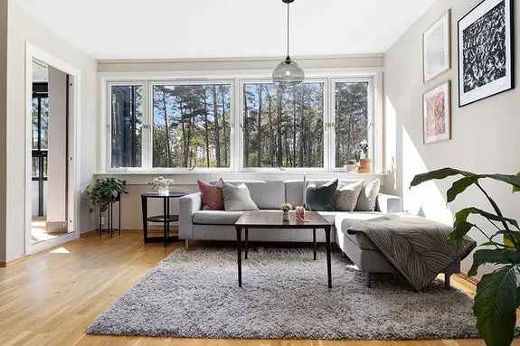 3-roms leilighet Vessia Porsgrunn - Innglasset balkong
