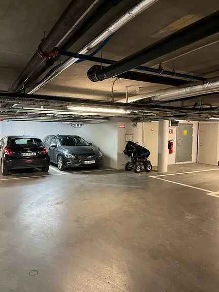 Parkeringsplass i Fredrikstad sentrum