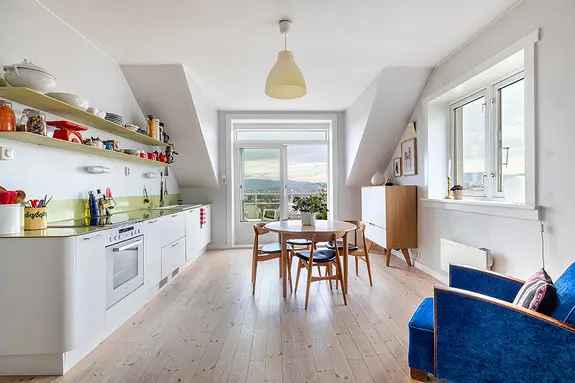 3-roms Toppleilighet Oslo - Balkong - Utsikt