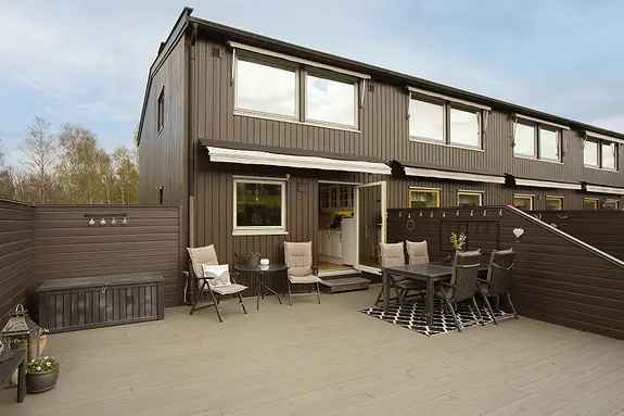 Ende rekkehus Ørejordet - Stor uteplass