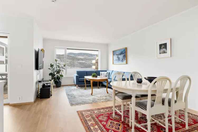 Lys 3-roms leilighet med heis parkering og veranda
