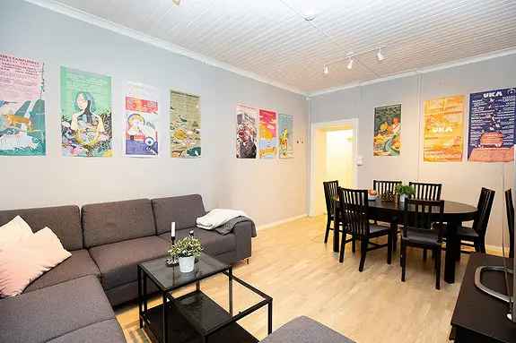 6-roms Leilighet ved Samfundet - Totalrenovert