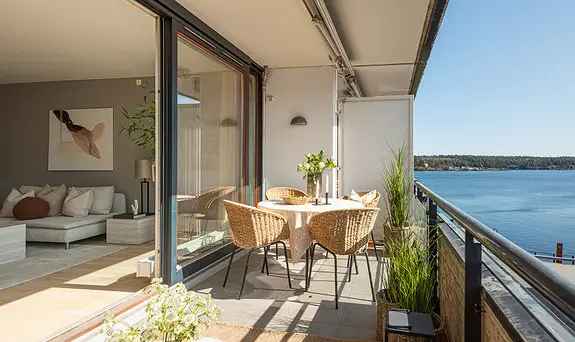 Lysaker Brygge 4-roms leilighet med sjøutsikt