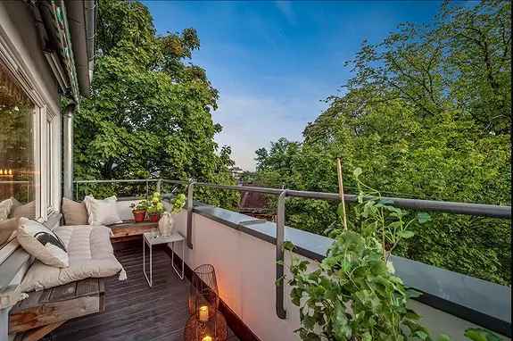 Toppleilighet Homansbyen 4-roms Heis 2 Verandaer Peis