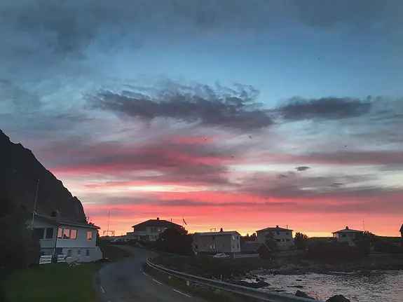 Hus ved Nappstraumen Lofoten -  August 2025