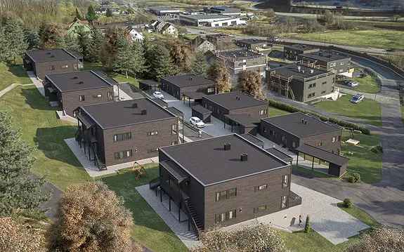 Indrebøen Byggesteg 2 Leiligheter - Funkis Stil
