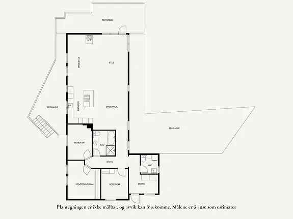 Sandsli Enebolig - Moderne, Romslig og Solrik
