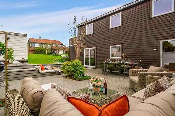 Enebolig til salgs - 3 soverom, 2 bad, barnevennlig