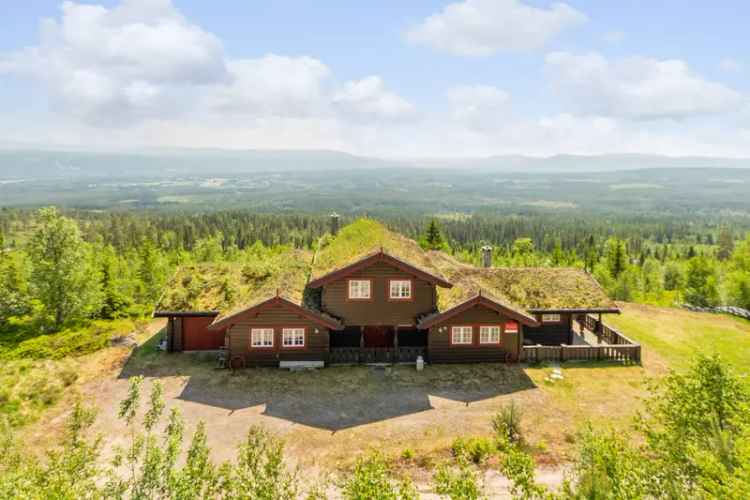Stor hytte Birkenåsen 6 soverom 2 bad Jacuzzi Fantastisk utsikt