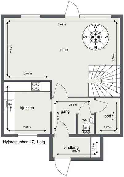 Rekkehus Bjørndal - 2 plan, garasje, solrik terrasse