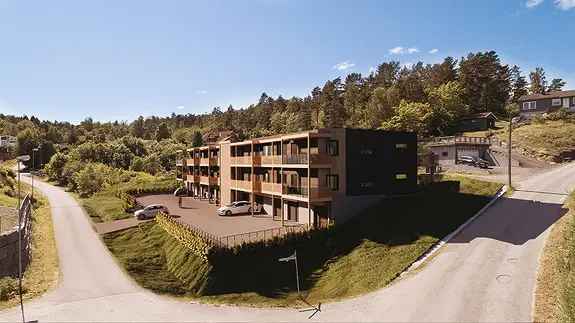 Nye leiligheter i Stathelle 2-3 soverom solceller garasje