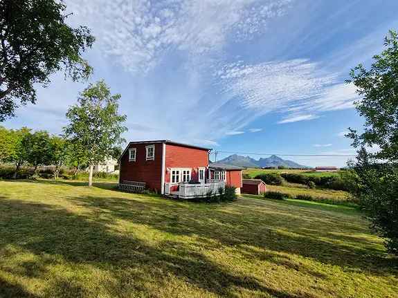 Landlig Enebolig Nær Gravdal - Flott Utsikt og Romslig Tomt