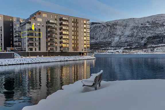 Ny 3-roms leilighet pa Nyholmen med flott utsikt og felles fasiliteter