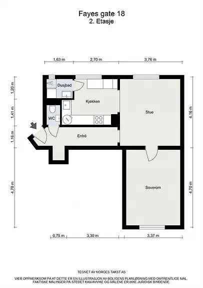 Sjarmerende 2-roms i Lindern hageby - Bad 2023 - Ingen dokumentavgift