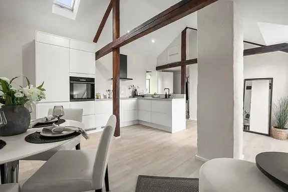 3-roms Loftsleilighet med Takterrasse