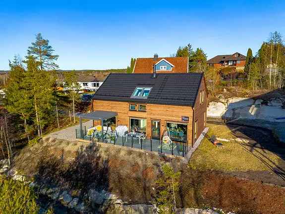 Drømmebolig Høysand Sjøutsikt Familie Moderne Nybygg