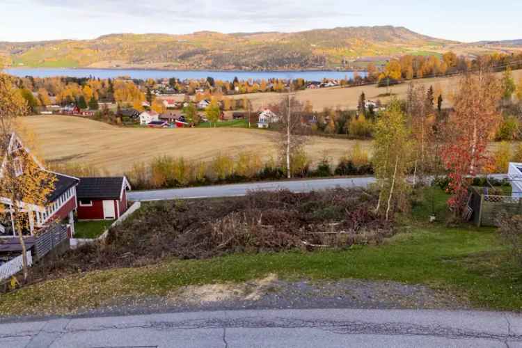 Boligtomt Biri - Engelstadfeltet - Utsikt over Mjøsa